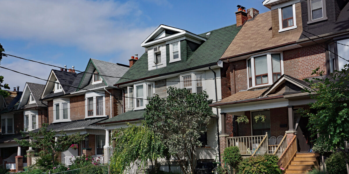 street of large older houses