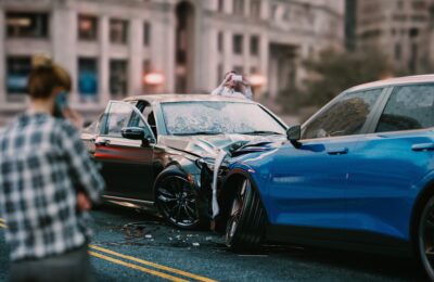 image of a car accident